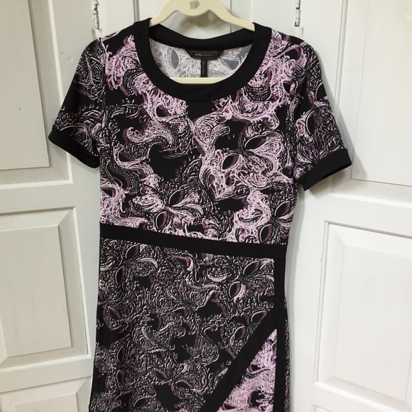 BGBGMaxAzria Purple & Black Paisley Dress - Picture 11 of 15